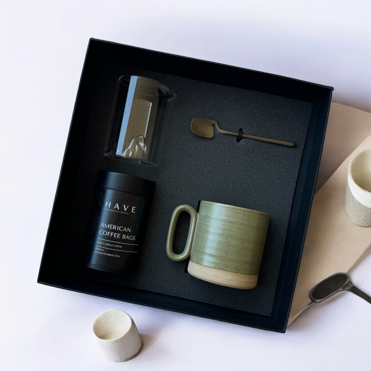 Green Forest Coffee Set