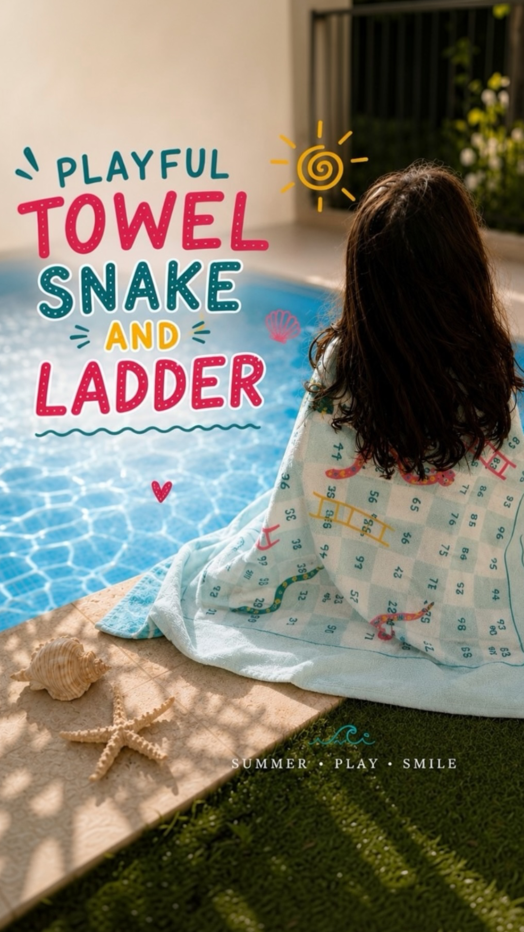 Beach Towel - snake and ladder